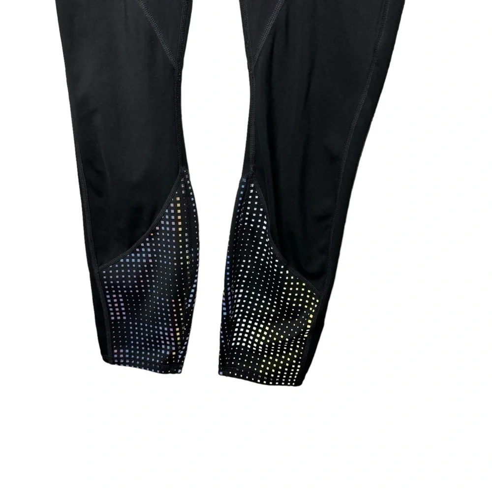 Athleta Aurora Precision‎ 7/8 Tight Leggings Black Multi Small